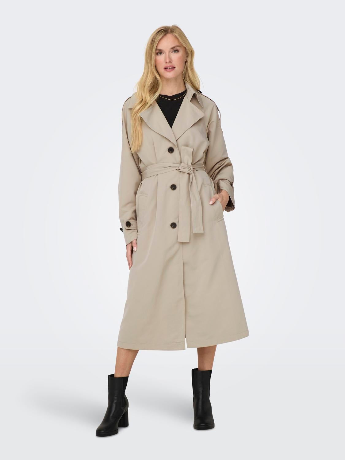 ONLDICTE Trenchcoat Simply Taupe