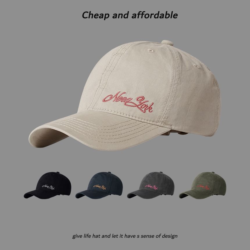 Alpha Kiss - Baseballpet met geborduurde letters