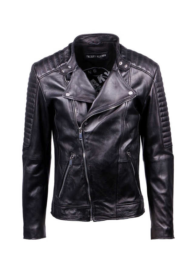 Freaky Nation Lederjacke »Crossover-FN«