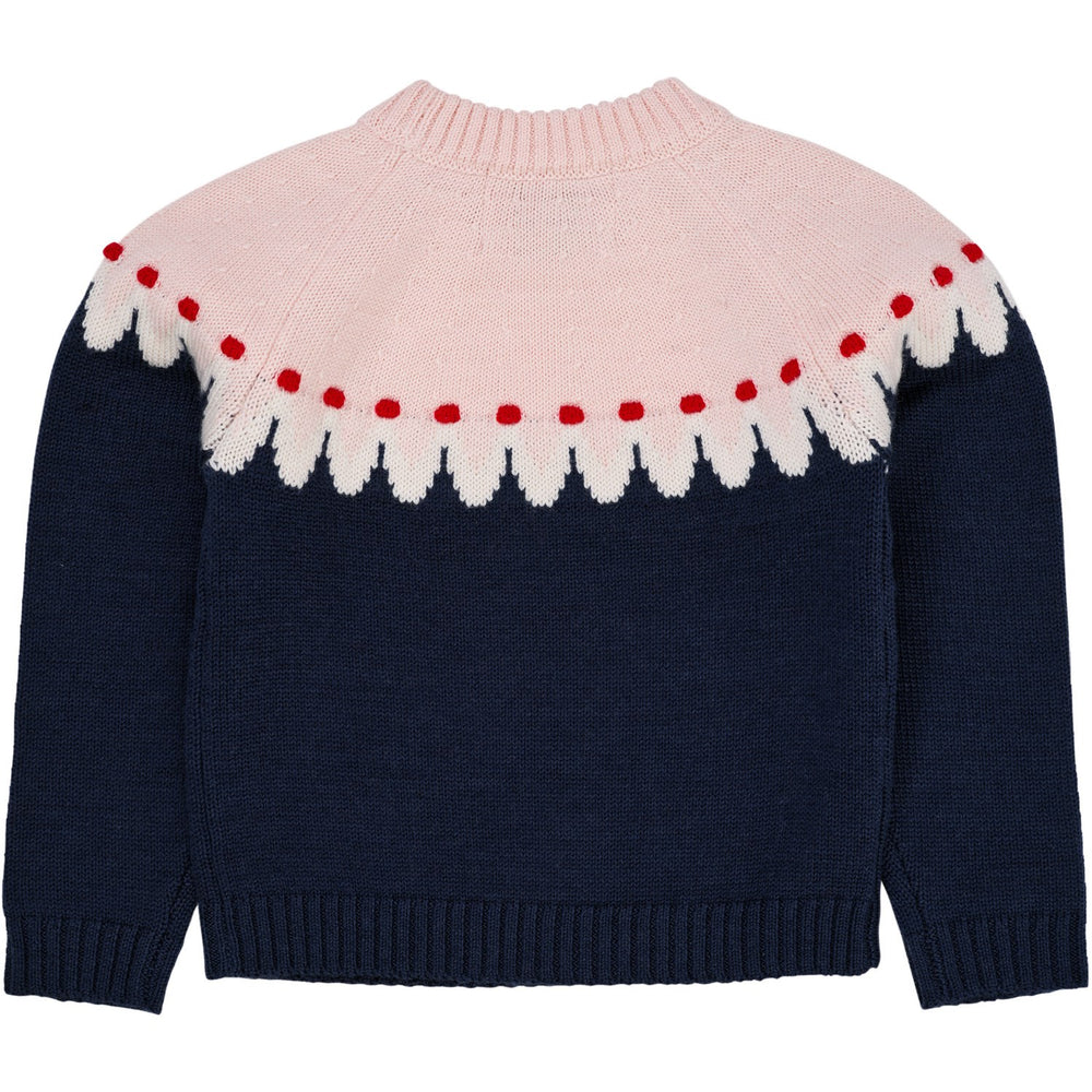 Køb COPENHAGEN COLORS Navy Combi Cupcake Classic Jumper
