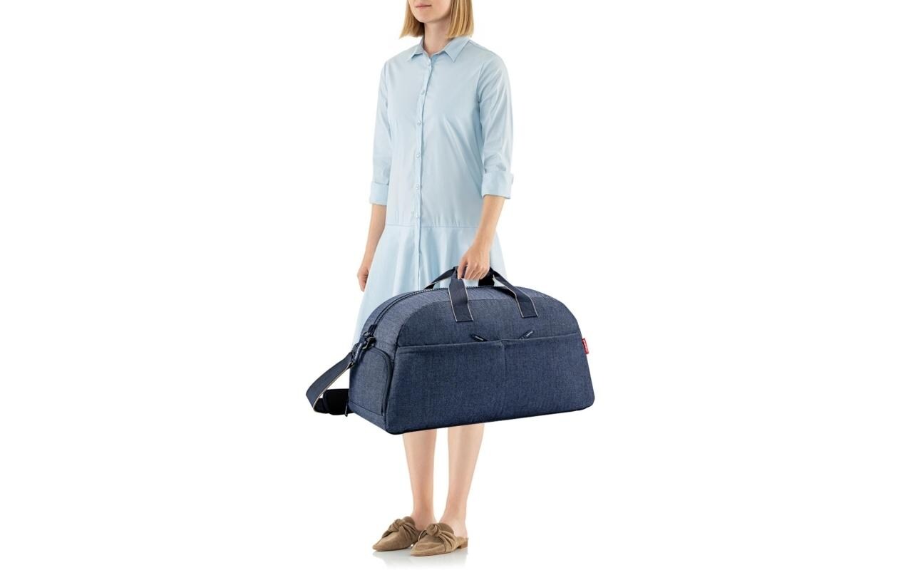 Reisetasche Overnighter Plus Herringbone Dark BlueReise- und Sporttasche aus recyceltem Material