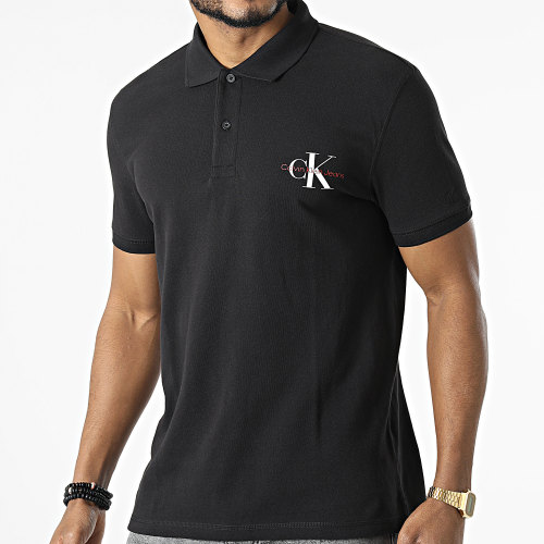 Polo A Manches Courtes J30J320089 Noir