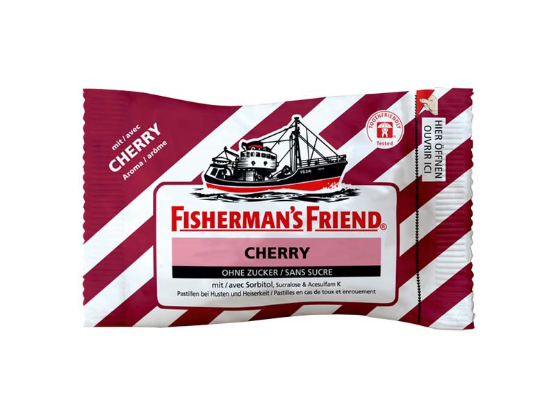 Fisherman's Bonbons Cherry 24 x 25 g Husten-Bonbons mit Kirsch Aroma