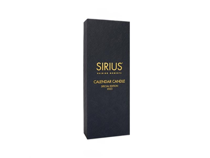 Sirius LED-Kerze Advent Calendar Special Edition, Weiss Künstliche Kerze