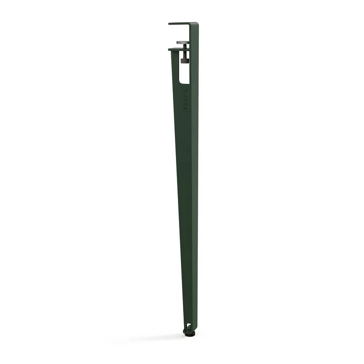 TipToe - Tischbein für den Aussenbereich, 75 cm, waldgrün