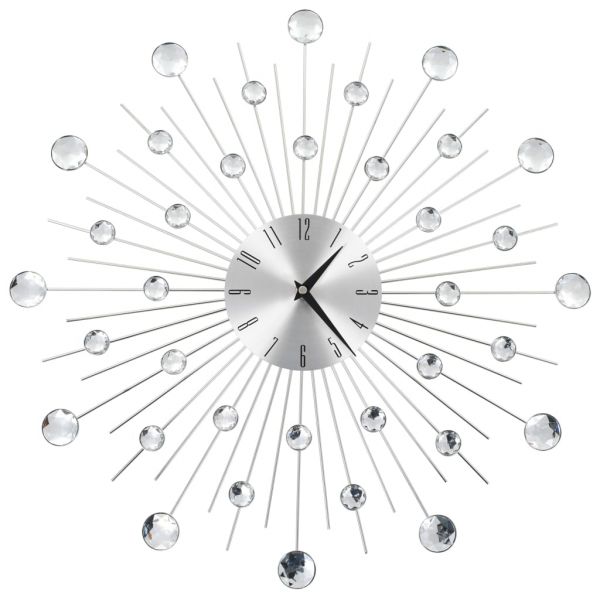 vidaXL Relógio de Parede com Movimento Quartzo Design Moderno 50 cm - 3671486214