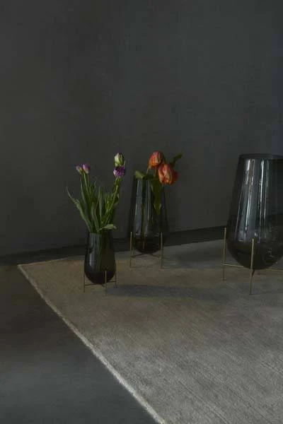 Audo Copenhagen  Echasse vase, Smoke - Lille