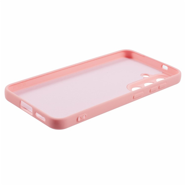 Samsung Galaxy S25 Gummi Case Hülle mit Kameraschutz - Rosa (Matt)