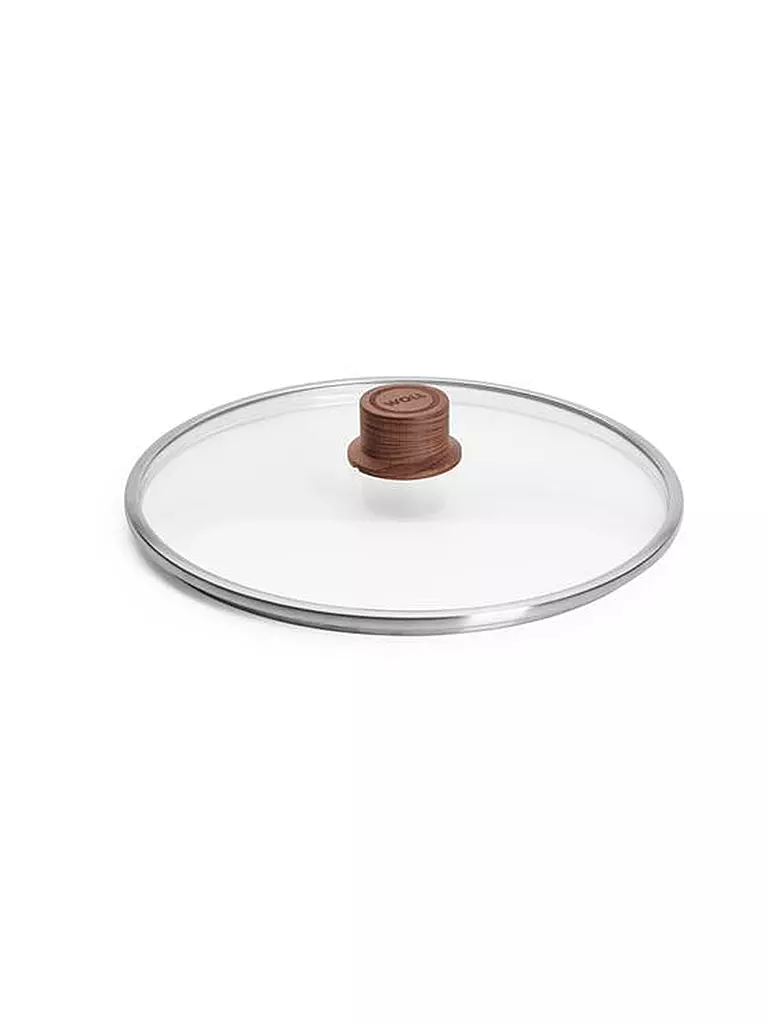 WOLL Glasdeckel ECO-LOGIC 28cm Glas/Holz transparent