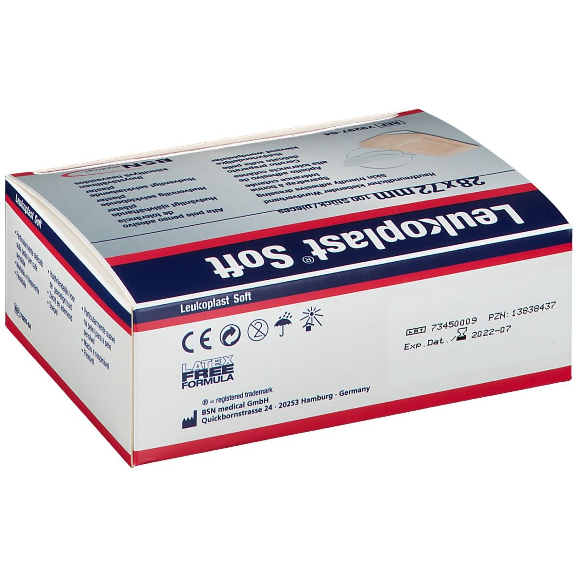Leukoplast® Soft Strips 0,07 m x 2,80 cm