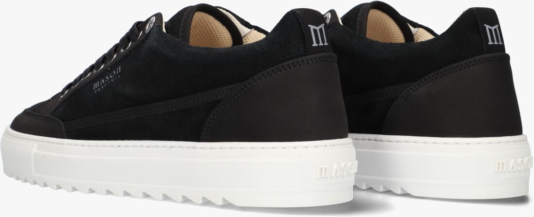 zwarte mason garments lage sneakers tia miscuglio