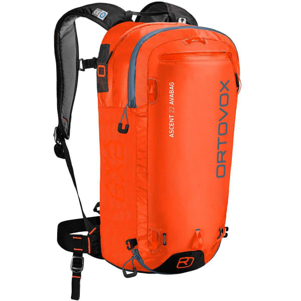 Sac airbag ORTOVOX ASCENT 22 AVABAG KIT REGULAR CRAZY ORANGE