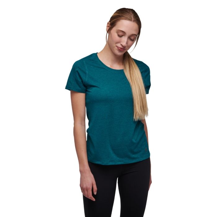 Black Diamond Dame T-shirts Lightwire SS Tech Tee Blå