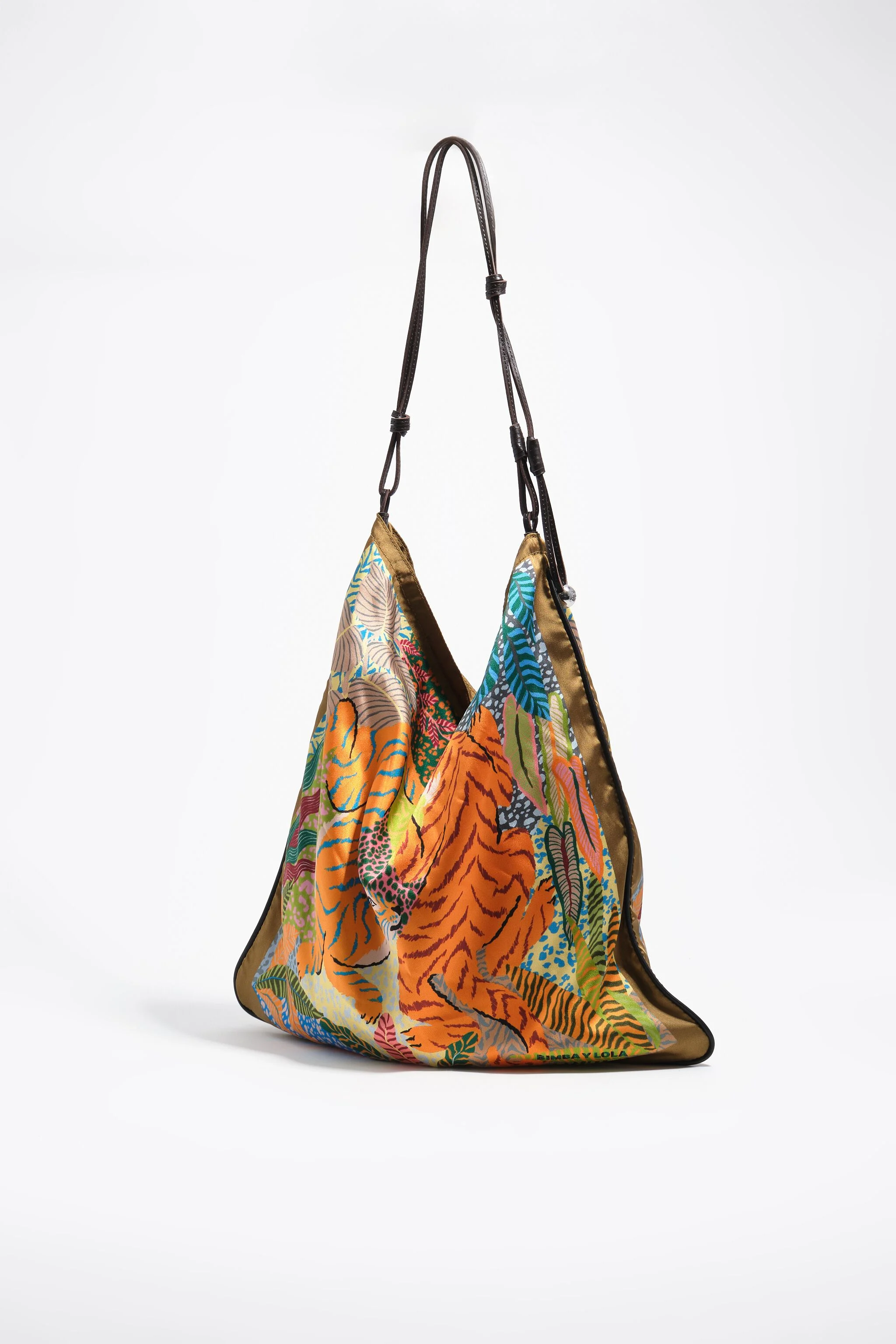 Bolsa de ombro trançada selvagem