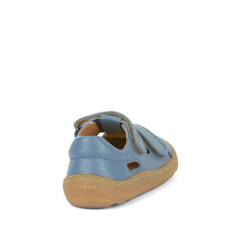 Froddo Froddo Barefoot Sandales Deux Scratchs Bleu Jeans