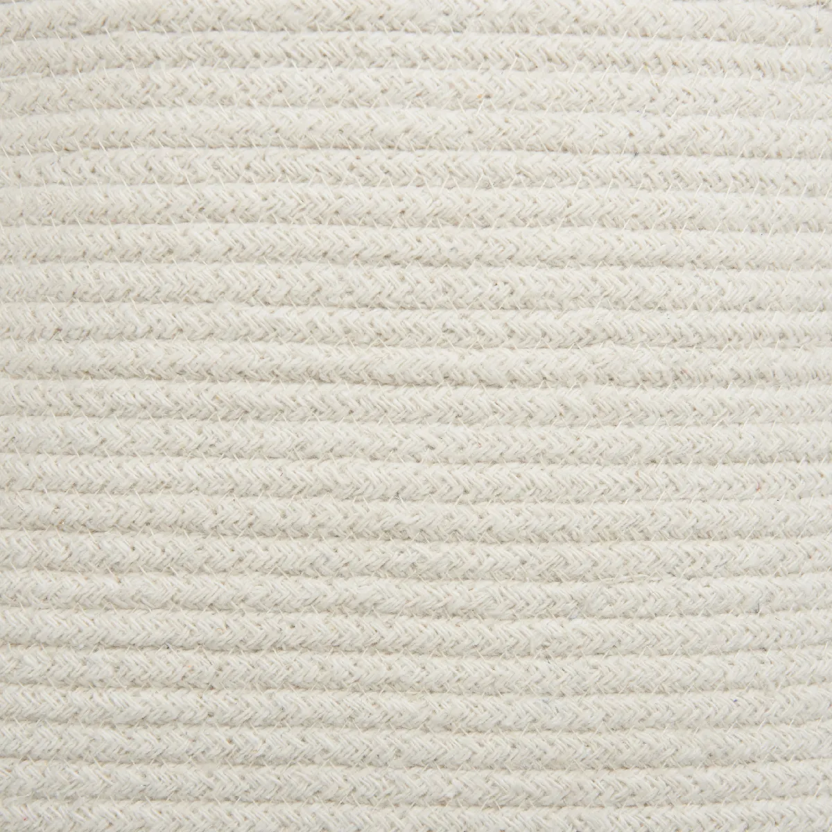 Beliani Panier SILOPI en coton blanc clair