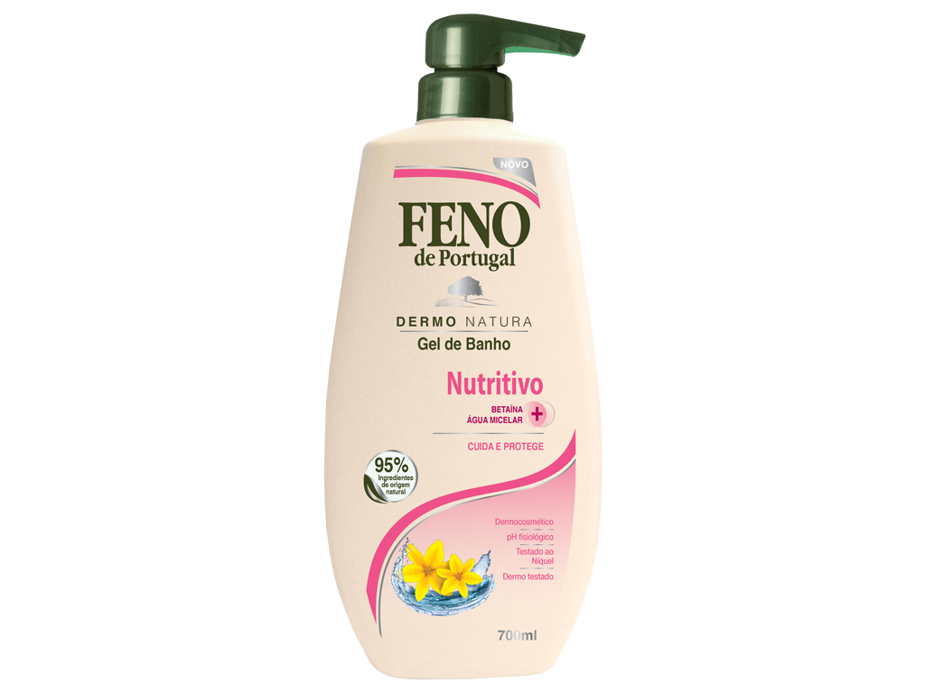 GEL DE BANHO DERMO NATURA NUTRITIVO FENO DE PORTUGAL 700 ML