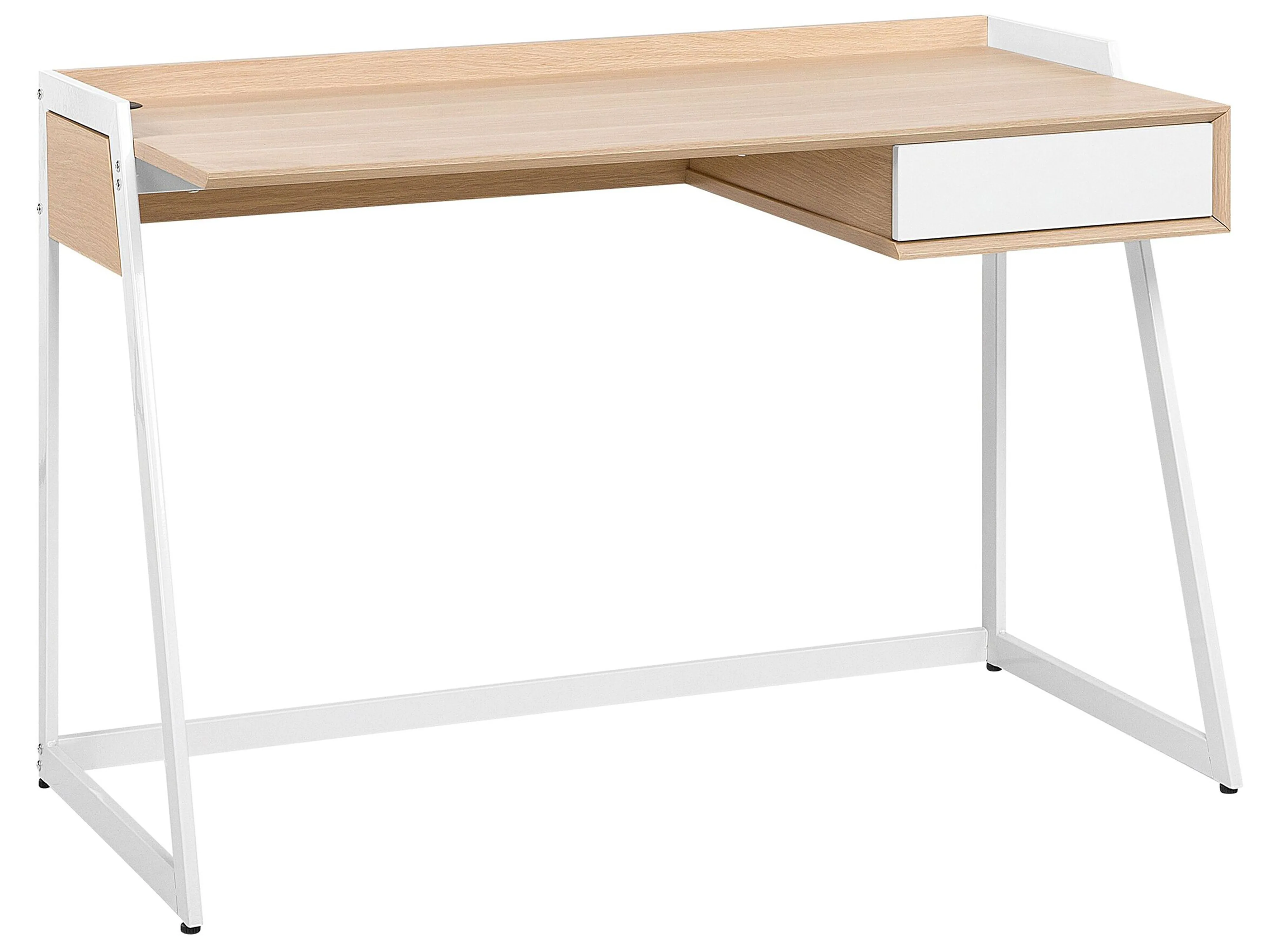 Bureau QUITO Wit 120 cm 60 cm met opbergruimte