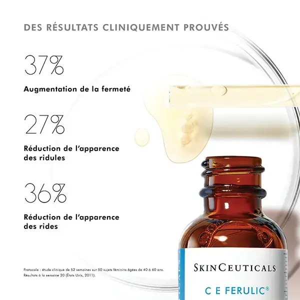 Sérum facial SkinCeuticals Antioxidants CE Ferulic para rugas e firmeza 30ml