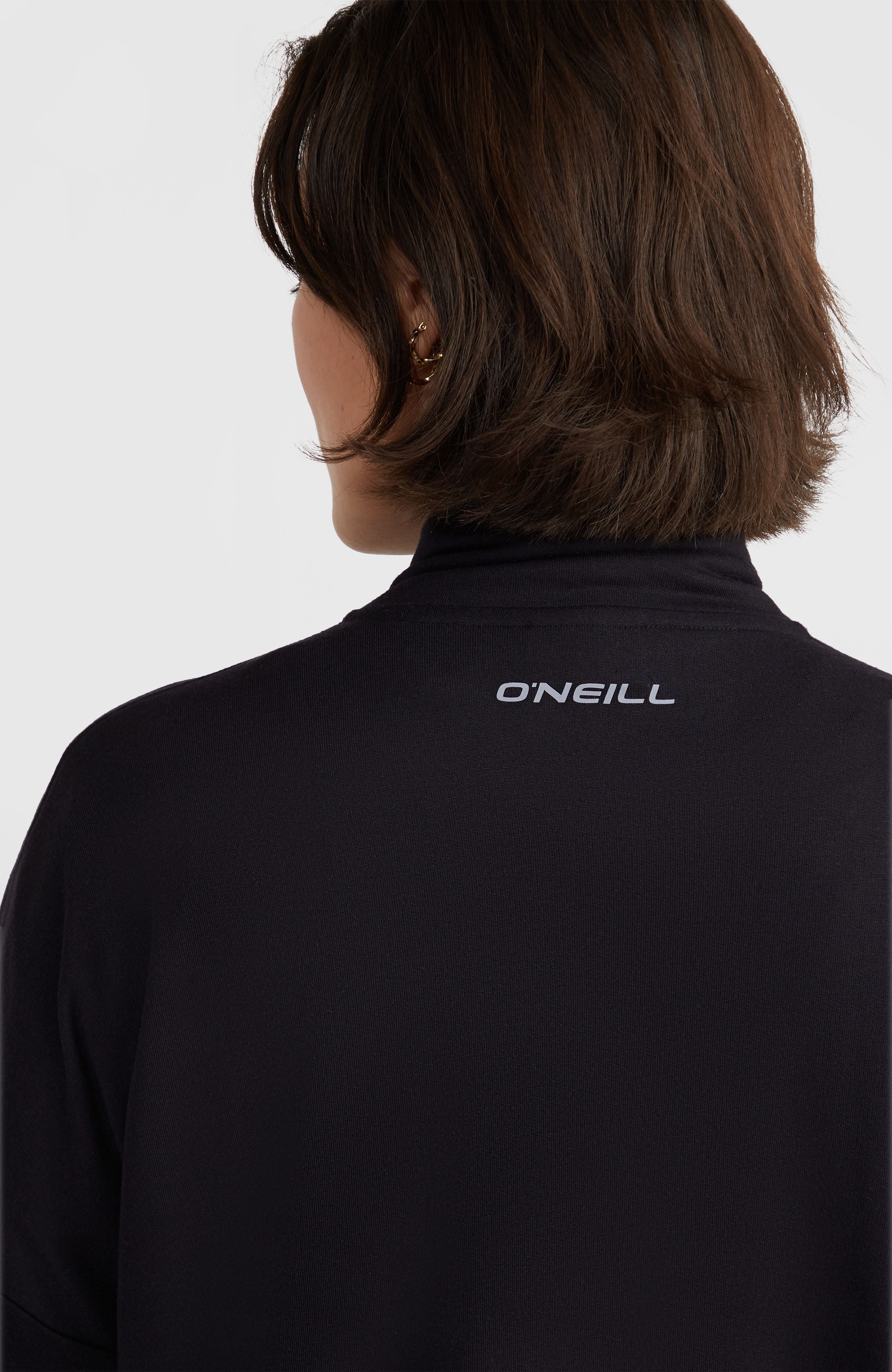 Sweater met halve rits