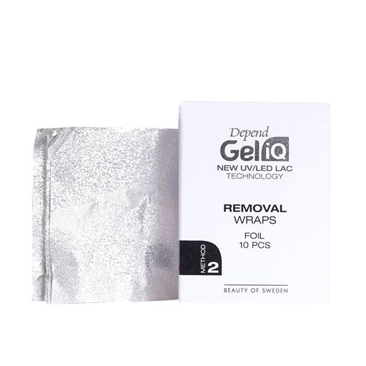 Depend Gel iQ Removal Wraps Foil, 10 Stk.