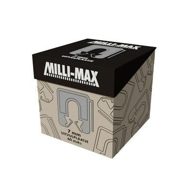 Milli-Max Uitvulplaatjes 7 mm grijs VE=60 - 07870421