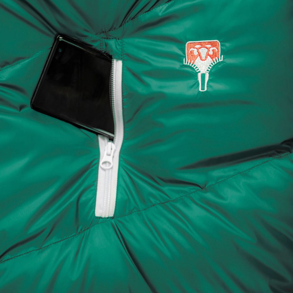 Grüezi Bag Biopod DownWool Subzero 185 Schlafsack pine green