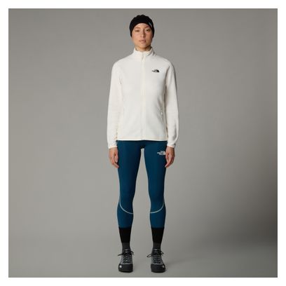 Polaire Femme The North Face 100 Glacier Full Zip Blanc