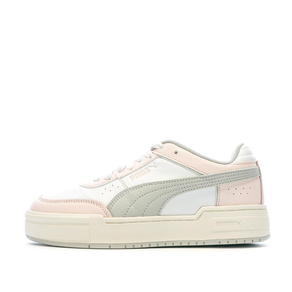 Puma Baskets Rose/Blanche/Gris Femme Puma Ca Pro Sport