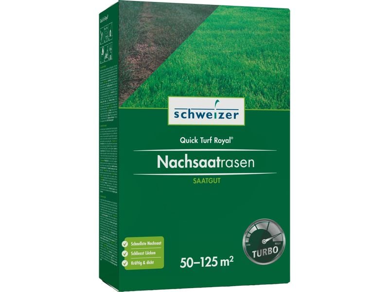 Eric Schweizer Nachsaat-Rasen Quick Turf Royal, 1250 g Nachsaatrasen