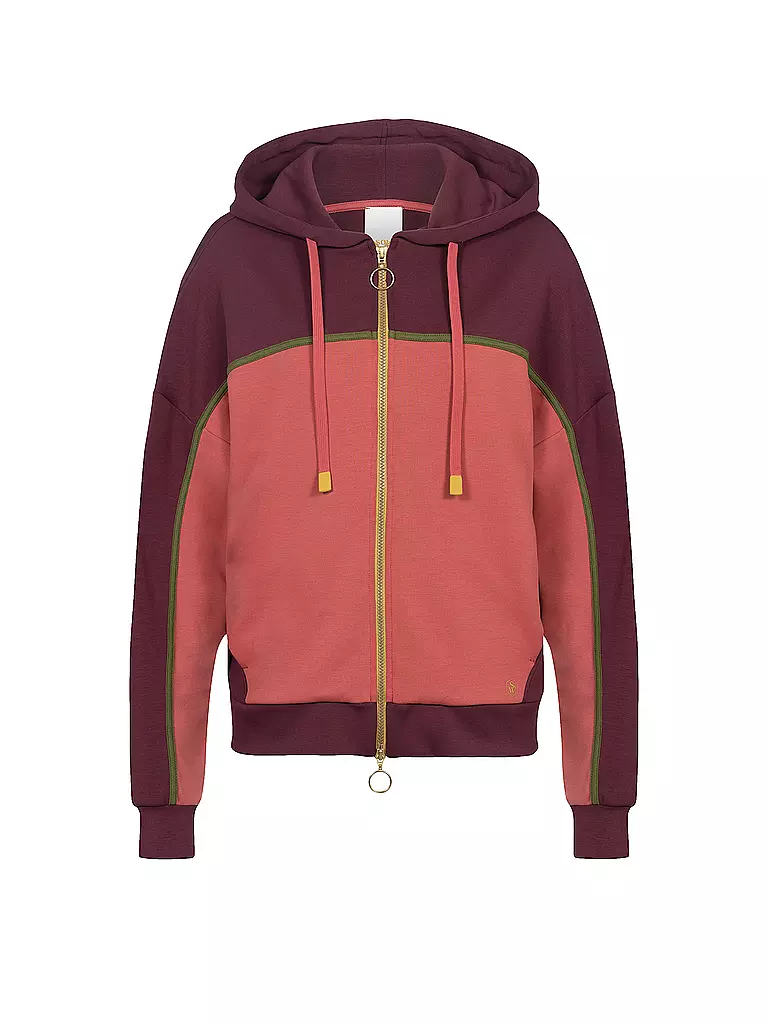 MEY Loungewear Kapuzenjacke SMOOTH dunkelrot