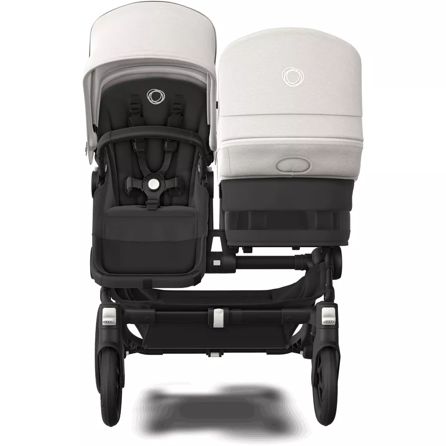 bugaboo Geschwisterwagen Donkey 5 Duo Complete BlackMisty White