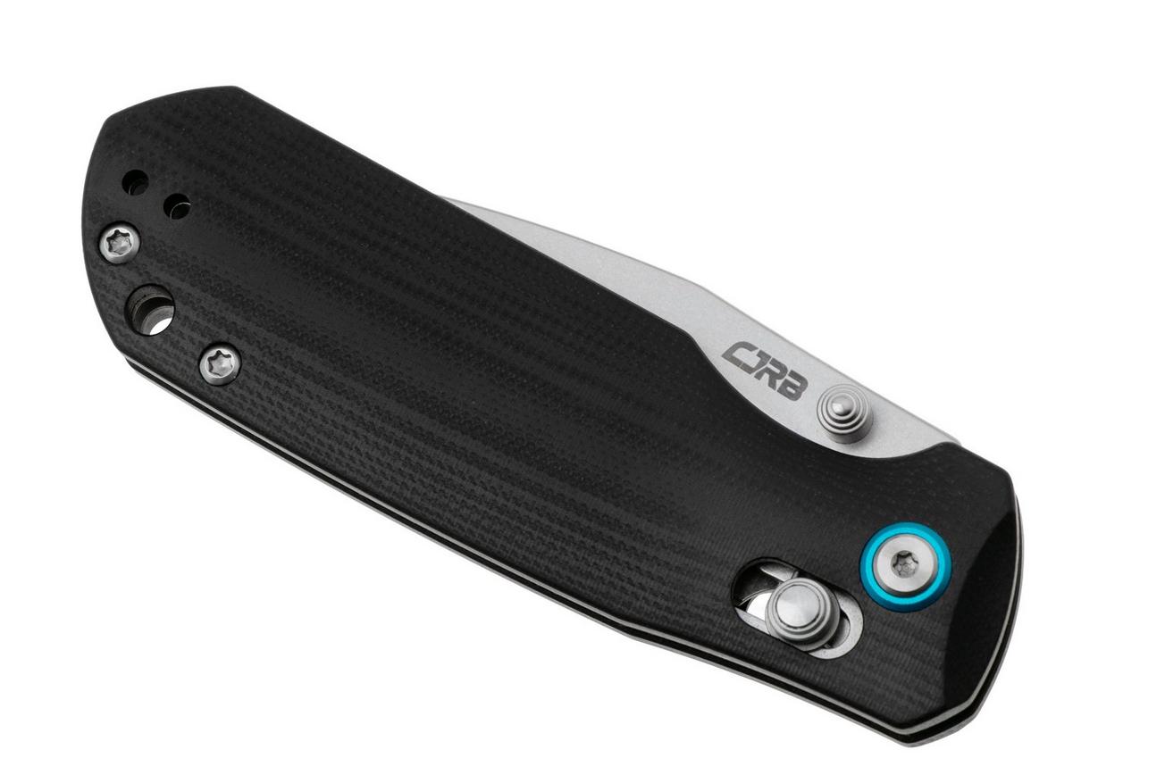 CJRB Maximal J1954-BK Stonewashed AR-RPM9, Black G10, zakmes, David C. Andersen design