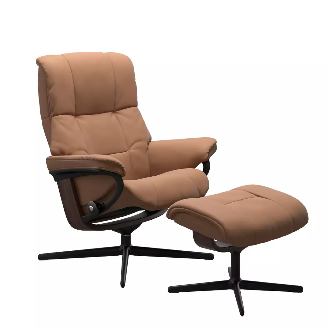 Sessel mit Hocker Mayfair Cross