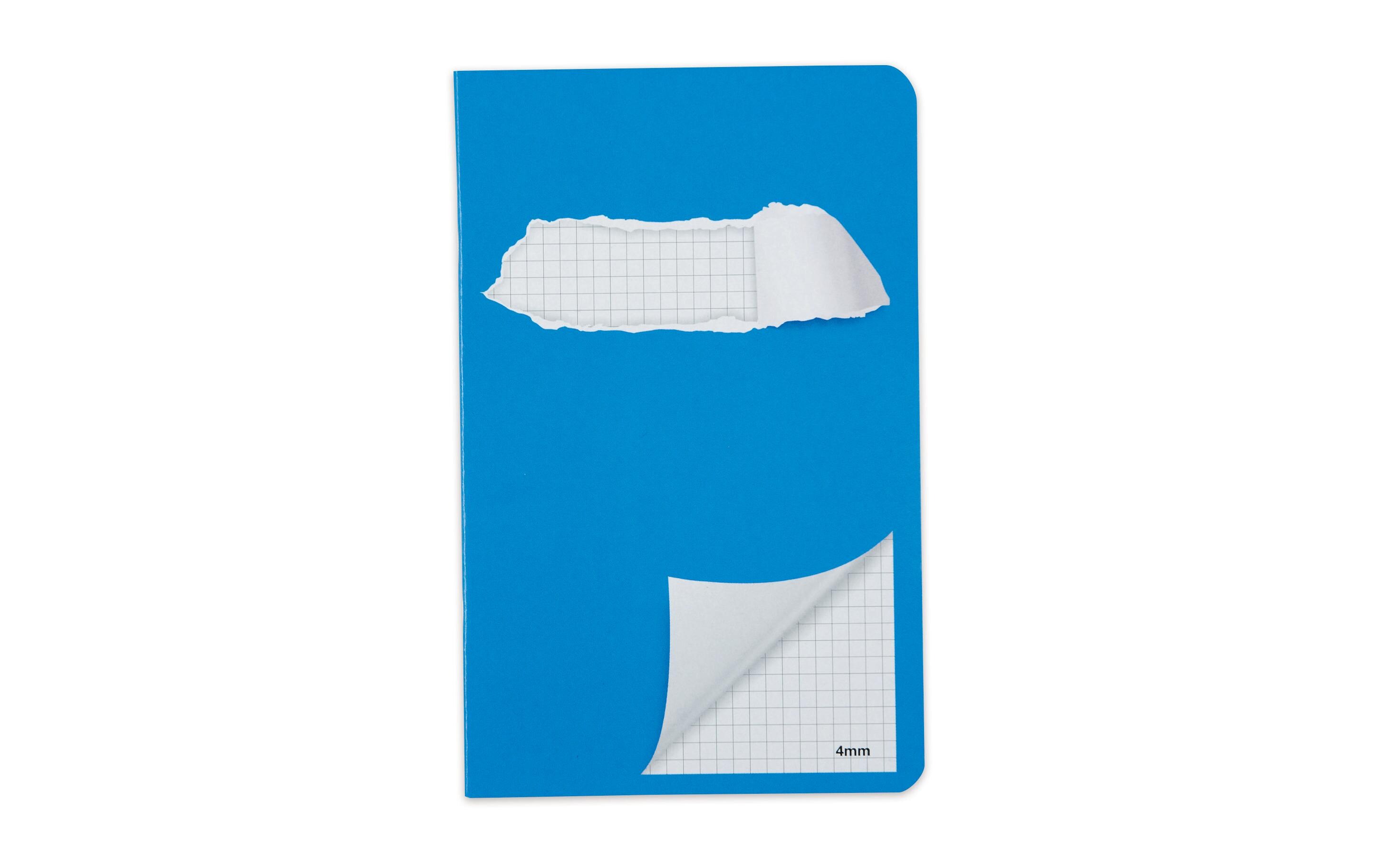 Schulheft 4 mm kariert 11 cm x 17.5 cm, 1 StückNotizheft für die Schule