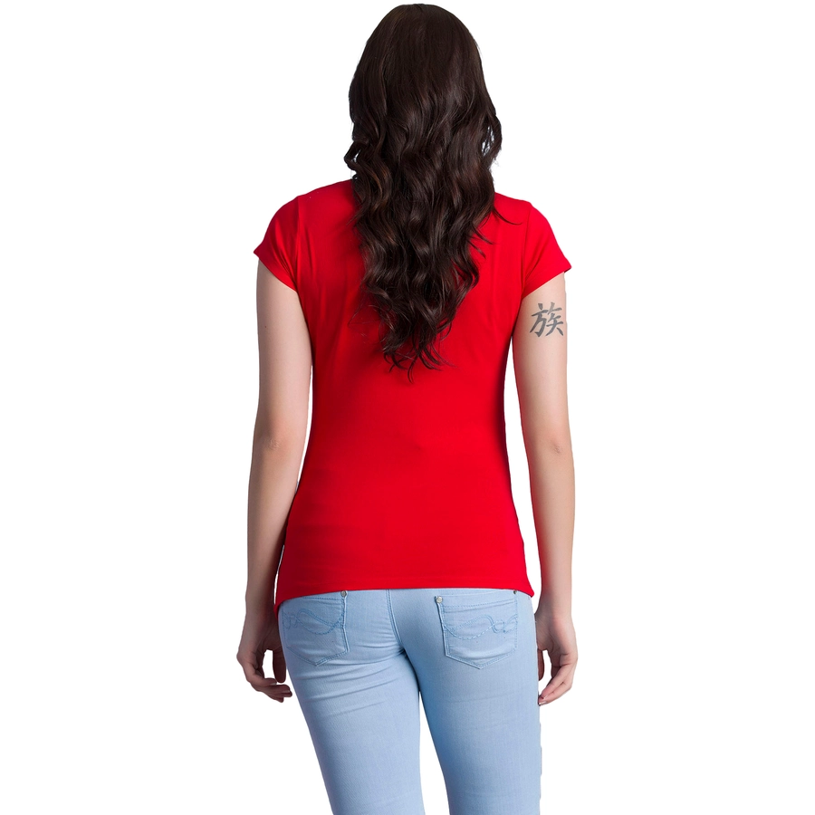 M.M.C. Umstandsshirt Hallo Lieblingsmensch mit Motiv Rot