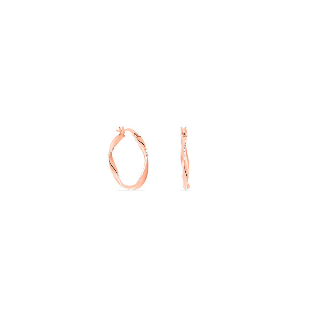 Créoles Argent Rose Alieno