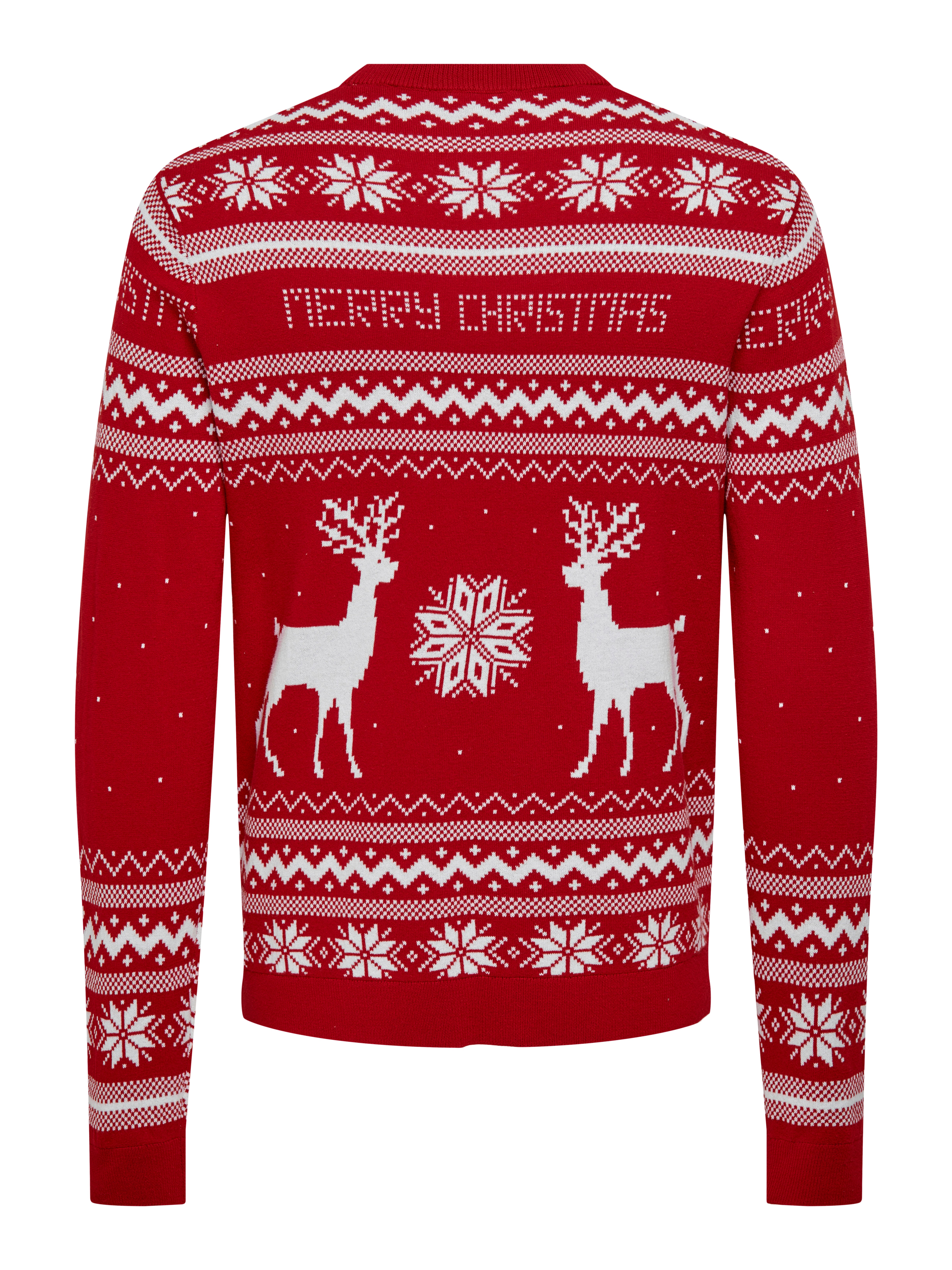ONSXMAS Pullover Pompeian Red