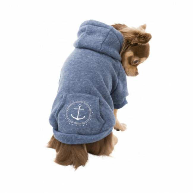 Manteau Flensburg sweat à capuche Bleu pour chien