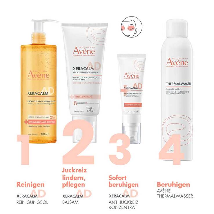 Avene XeraCalm A.D rückfettender Balsam, 200 ml