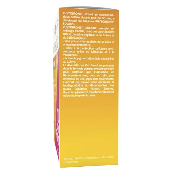 Arkopharma Phytobronz Préparateur Solaire 2 x 30 capsules Huiles Végétales