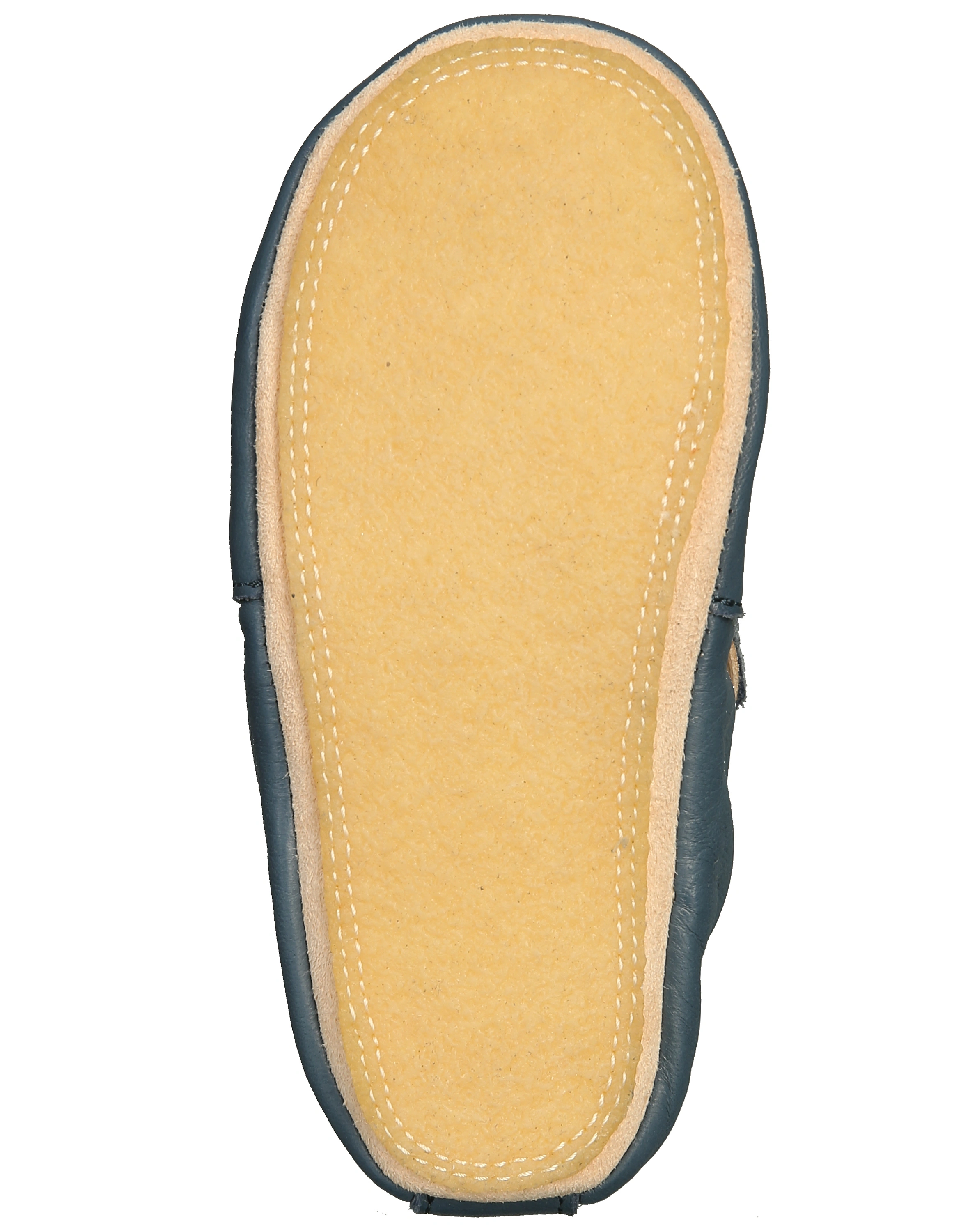 Leder-Krabbelschuhe BLUBLU MOUSE in dunkelblau