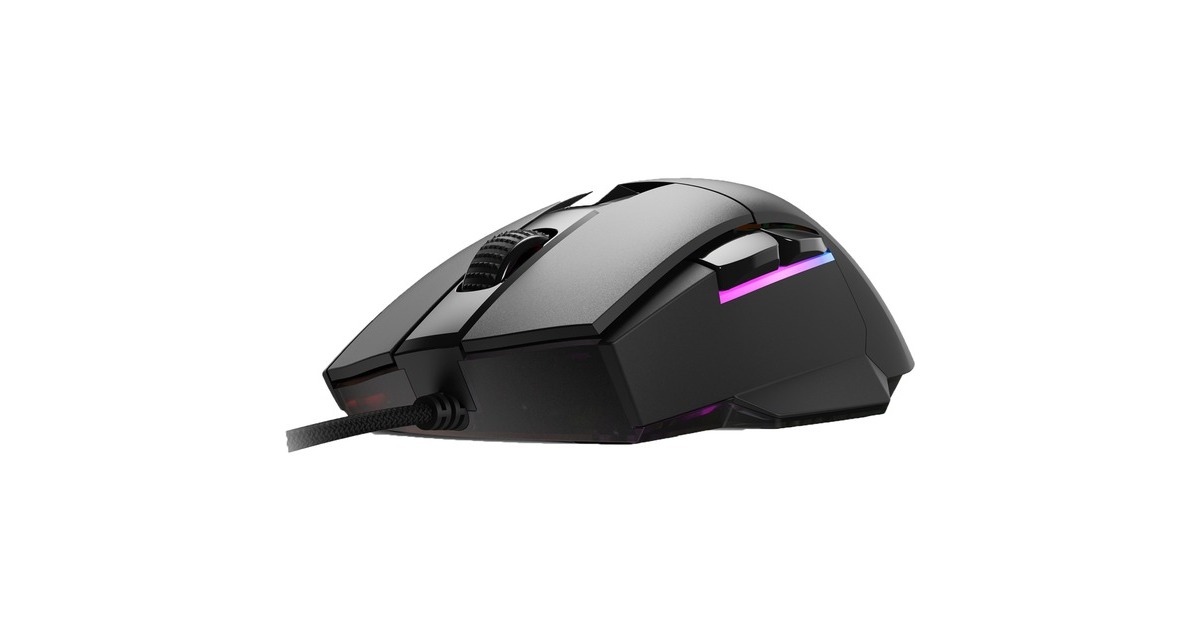 SharkoonSKILLER SGM35 gaming muis  (Zwart, 400 - 6400 dpi, RGB leds)