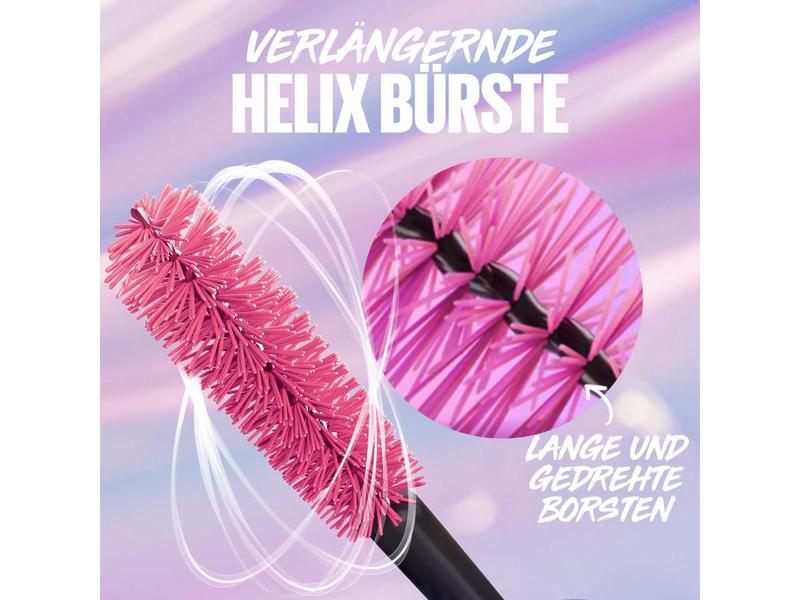 Maybelline Falsies Surreal Extensions Mascara very black Wimperntusche für  36% längere Wimpern und ein volles Volumen