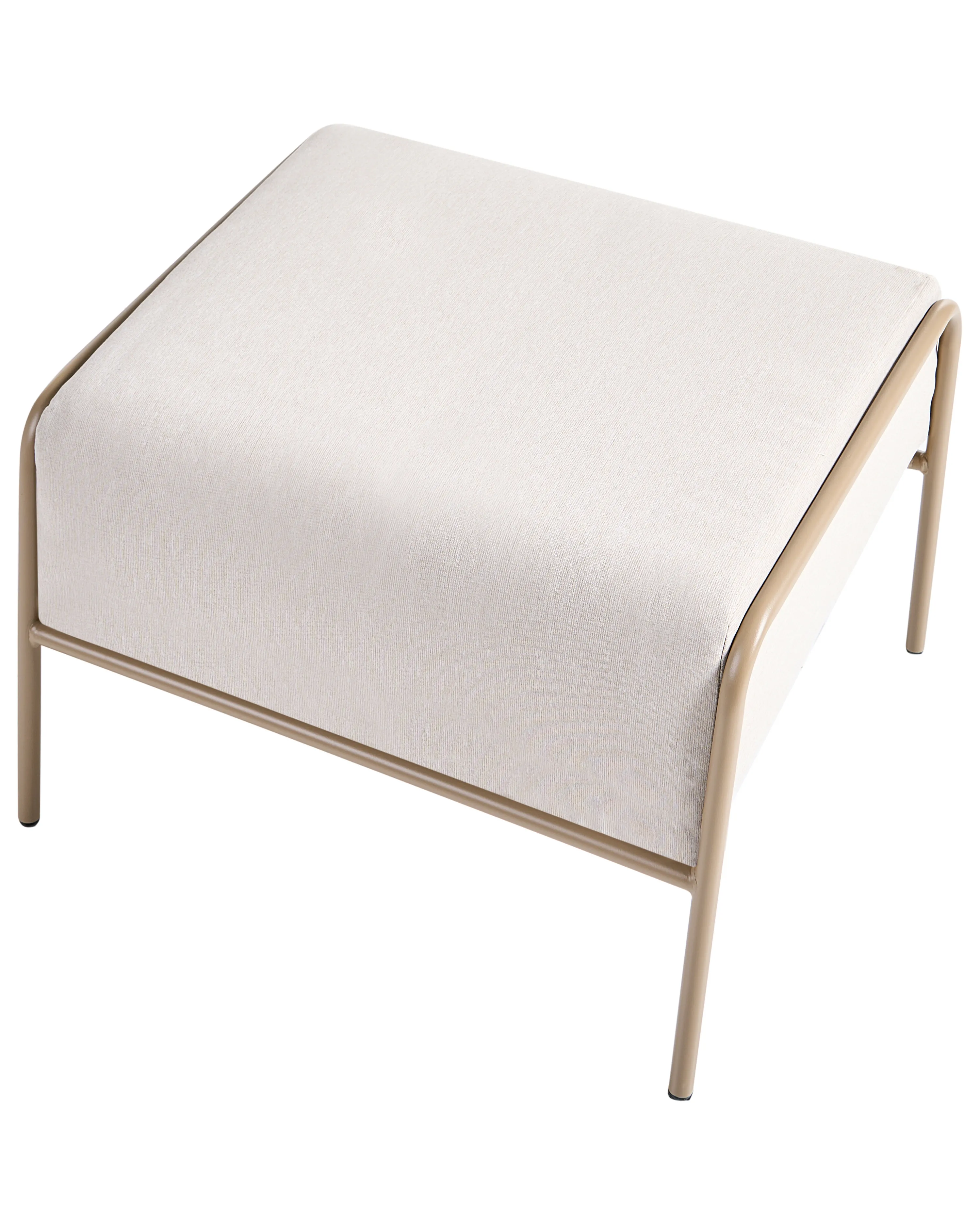 Set van 2 tuinstoelen NIMIS met ottomaan Lichtbeige