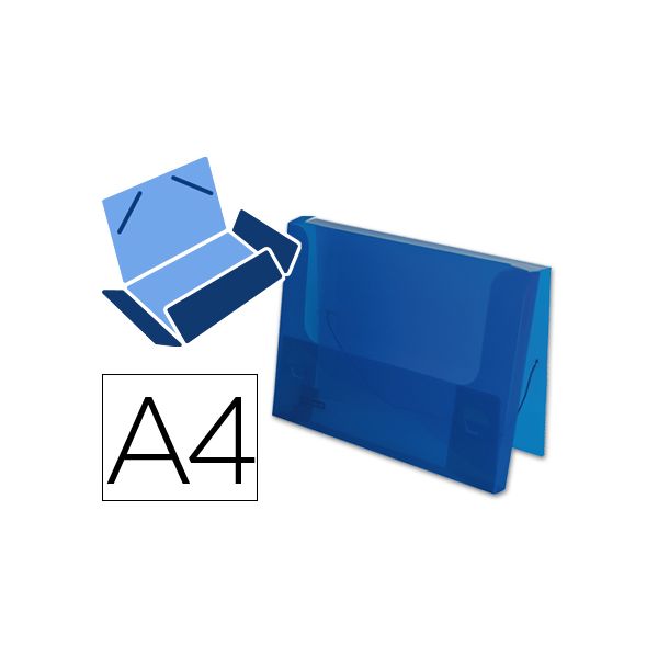 Liderpapel Pasta de Elasticos Beautone c/ Lombada Rigida, Azul - 4710581369323