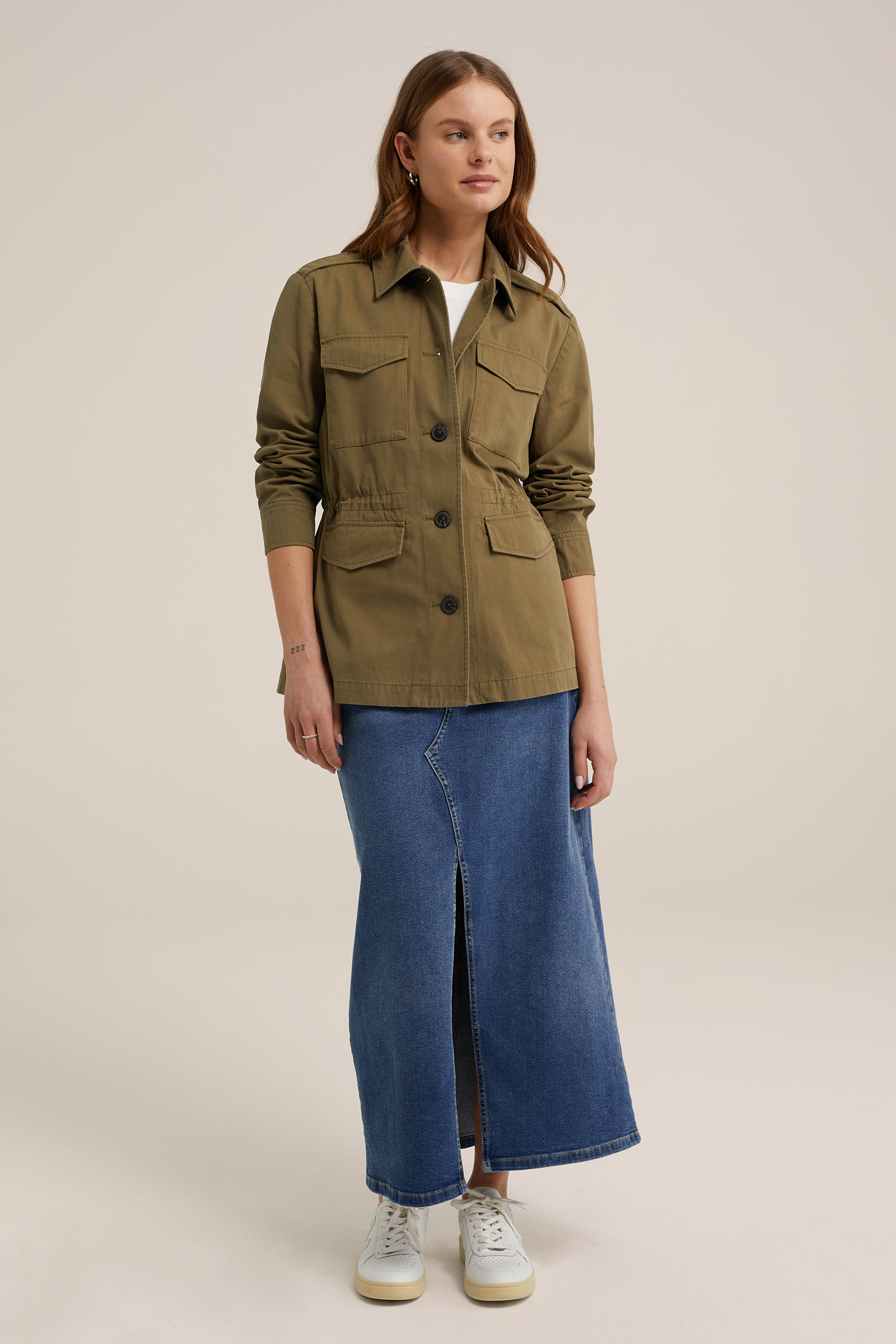 jacket WE Fashion Legergroen