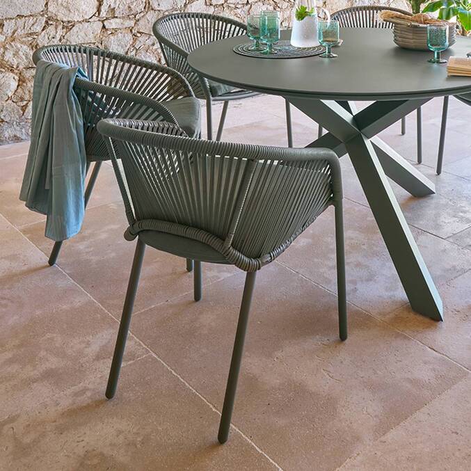 Fauteuil de jardin ORYON Vert laurier