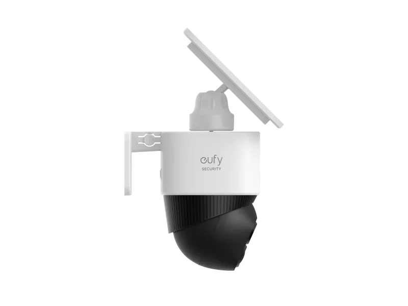Eufy SoloCam S340 - Netværksovervågningskamera - panonering / hældningsvinkel - kanontårn - vejrbestandig - farve (Dag/nat) - 3K - audio - trådløs - WiFi - med Solar Panel