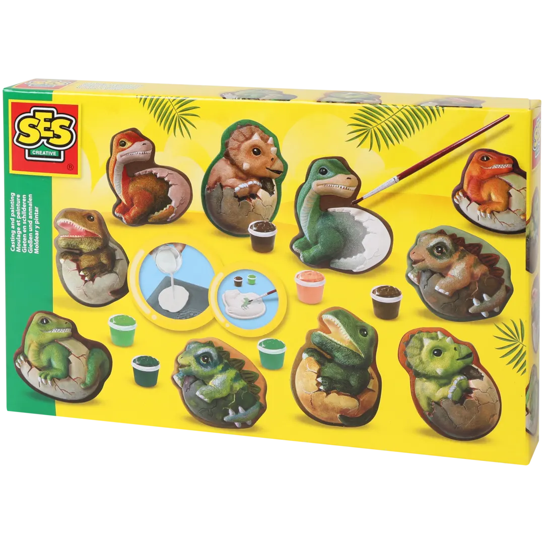 Kit créatif figurine en plâtre SES